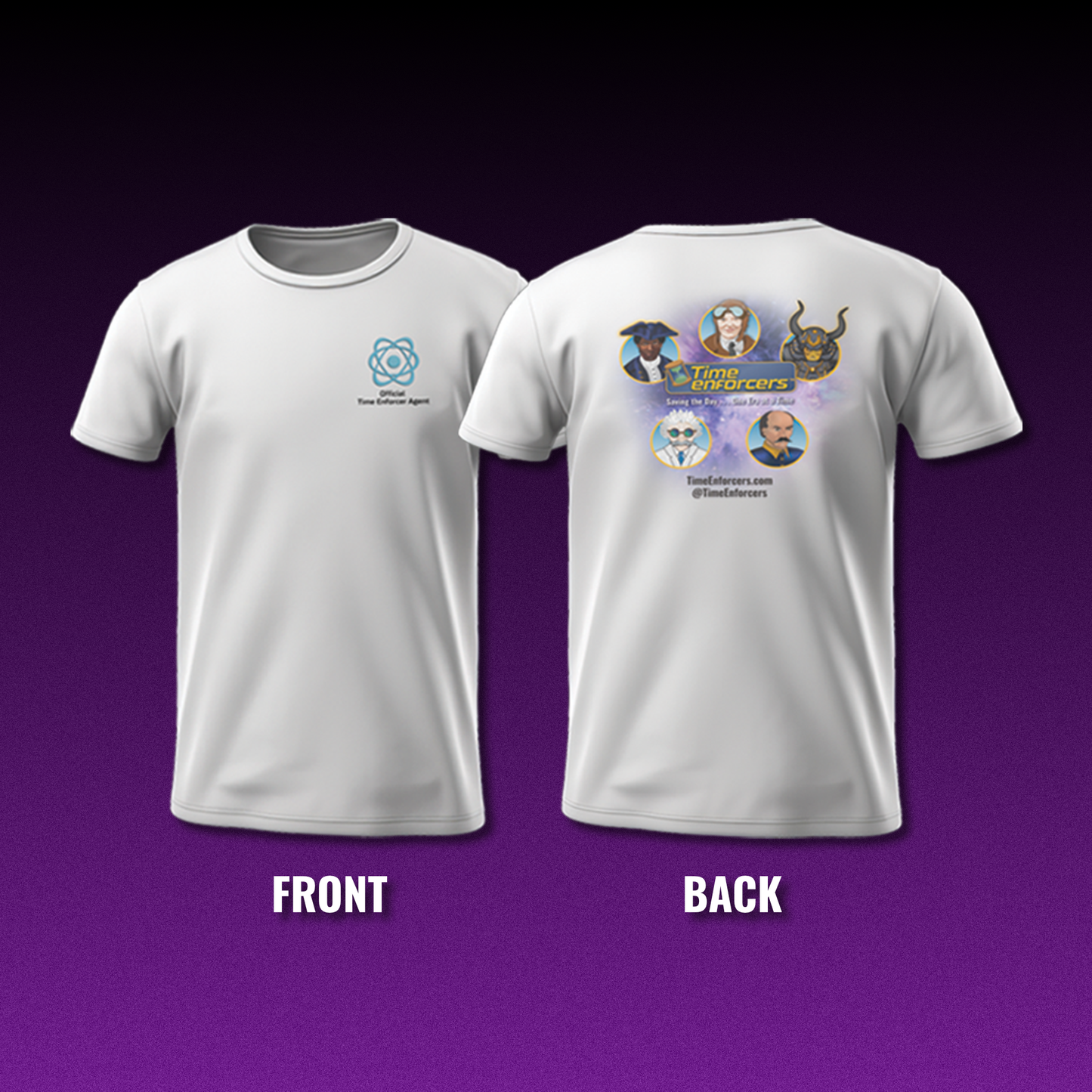 Adults Time Enforcers Agents T-Shirt